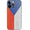 Czech Republic Flag Distressed iPhone 15 Pro Skin
